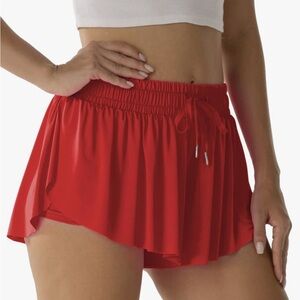 Women's Athletic Red Skort